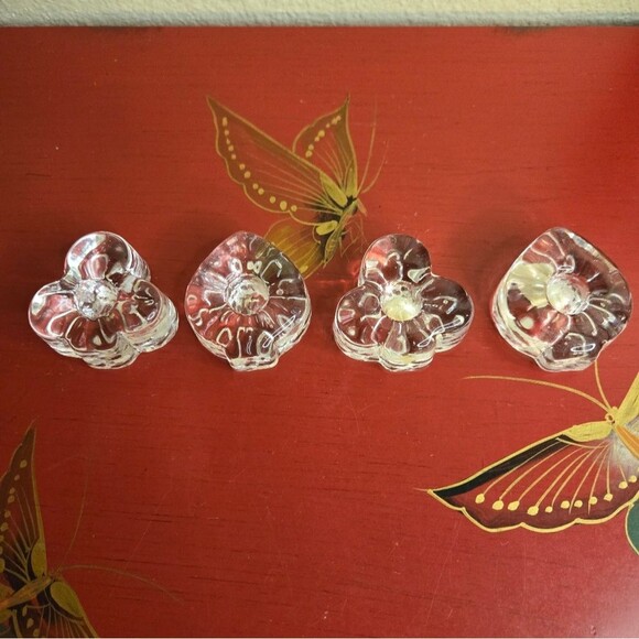 Vintage Beacon Hill Mid Century Card Suite Candle Holders Set of 4 Rare Find - Picture 11 of 11